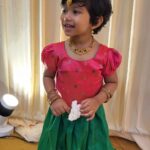 Alya Manasa Instagram - My Heera is wearing jewelry 😍 Jewelry @sruthis_jewellery It looks so pretty on her