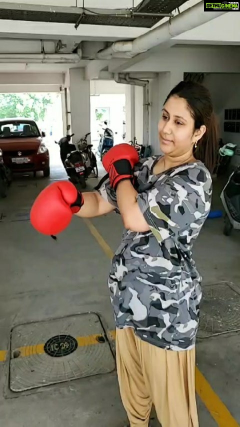 Alya Manasa Instagram - Intense workout 🥵
