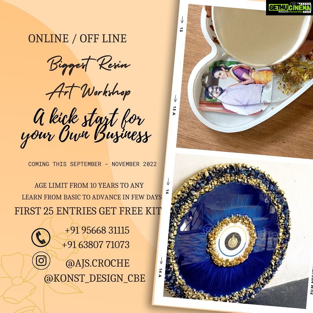 Alya Manasa Instagram - Check out the trend @ajs.croche I have recently got love with this @ajs.croche follow @ajs.croche for biggest resin art workshop