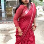 Alya Manasa Instagram - #megamkarukada song 🎧 🥰🥰thanks for the Saree @aatwos Jewellery @sruthis_jewellery