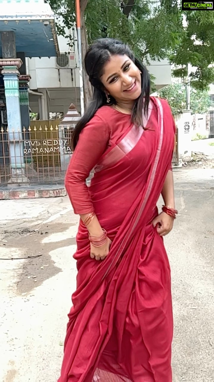 Alya Manasa Instagram - #megamkarukada song 🎧 🥰🥰thanks for the Saree @aatwos Jewellery @sruthis_jewellery