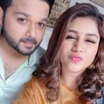 Alya Manasa Instagram - Me and papu @sanjeev_karthick at Adshoot after so long ❤️