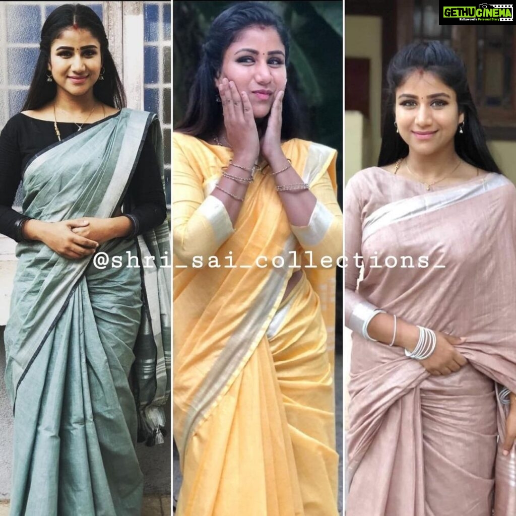 Alya Manasa Instagram - Aadi sale is going to start @shri_sai_collections_ Daily offers from July 17th for a month. They are into this business for nearly 5 years! Check there reviews for the kind of response ❤️ They are offering below services also at extra charges Saree Prepleating(Box Folding) Blouse stitching Gowns/Dress customisation International delivery Follow @shri_sai_collections_