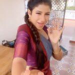 Alya Manasa Instagram - Dancing to my recently addicted song in my fav saree @kaarigai.sarees 😇😇😇😇 Beautiful trending Sarees only @kaarigai.sarees Jewellery @sruthis_jewellery