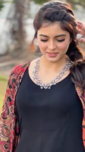 Amritha Aiyer Instagram - ❤️
.
📸 - @camerasenthil 
Outfit- @labelswarupa 
Makeup & Hair - @vijiknr