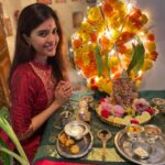 Amritha Aiyer Instagram - Happy Vinayaga Chaturthi everyone 🙏🏻❤️ May God bless you with all the happiness . #vinayagarchathurthi #ganeshachaturthi