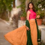 Amritha Aiyer Instagram - Life is too short to argue just say OK and MOVE ON ☺️ . 📸 - @camerasenthil Styled by - @labelswarupa Makeup & Hair - @vijiknr Jewellery - @bronzerbridaljewellery