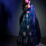 Amritha Aiyer Instagram - 💙 . Styled by - @lankasanthoshi Outfit - @drzya_ridhisuri 📸 - @abhishek_pallati Earrings - @tribebyamrapali