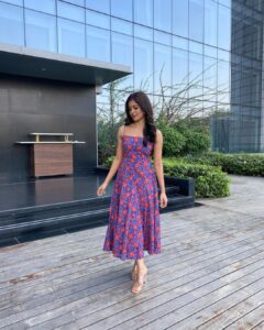 Amritha Aiyer Instagram - ❤️ . Styled by - @lankasanthoshi Outfit - @ateliersoares 📸- @jagguvarmaa Accessories- @aa.r.ka