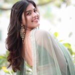 Amritha Aiyer Instagram - 🦚 . Styling - @kavyasriraam 📸 - @karthikakphotography @vynod.sundar