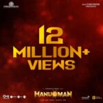 Amritha Aiyer Instagram - This is Crazy!! 12M Views in 24 hours ♥️ #HANUMAN 🤘🏻 HanuManTeaser OUT NOW❤️‍🔥 - https://youtu.be/AvjvZ7q2apE A @prasanthvarmaofficial Film 🌟ing @tejasajja123 @Actor_Amritha @Niran_Reddy @Chaitanyaniran @Primeshowtweets #PVCU