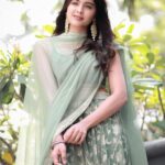 Amritha Aiyer Instagram - 🦚 . Styling - @kavyasriraam 📸 - @karthikakphotography @vynod.sundar