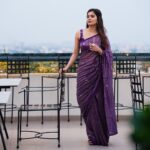 Amritha Aiyer Instagram - 💜 Styled by : @by_sarana Wearing : @label_ilma 📸 - @ashokmak_photography