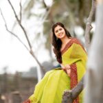 Amritha Aiyer Instagram - Looking forward but staying in the moment 🧚🏼 . . 📸 : @camerasenthil Make&Hair : @artistrybyshanu 👗 : @swaadh Jewellery- @yoursethnically Location - @idealbeach