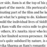 Amritha Aiyer Instagram - Thank you @filmcompanion @firstpost for this heartfelt reviews 🙏🏻 I played a small role yet you guys made it big with your valuable reviews ❤️ Thank you again #RedTheFilm