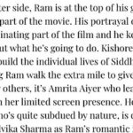 Amritha Aiyer Instagram - Thank you @filmcompanion @firstpost for this heartfelt reviews 🙏🏻 I played a small role yet you guys made it big with your valuable reviews ❤️ Thank you again #RedTheFilm