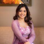 Amritha Aiyer Instagram - You destroy your own peace thinking about everyone else. Focus on YOU & YOURS. You will be more than happy. 📸 - @thevenkatbala Styled by - @labelswarupa Makeup & Hair - @dpbridalmakeover Earrings - @mspinkpantherjewel