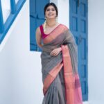 Amritha Aiyer Instagram - அனைவருக்கும் இனிய தமிழ் புத்தாண்டு நல்வாழ்த்துகள் ✨🙏🏻 . Outfit - @kaarigai.sarees 📸 - @p2click.in Makeup & Hair - @pavihairandmakeup