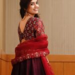 Amritha Aiyer Instagram - Life is tough and so are you !🥰 . Styled by : @by_sarana Wearing : @tanva_by_deepika Jewellery : @mspinkpantherjewel 📸 @planwcreadios Retouch : @dhana_lee_