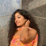 Anjali P Nair Instagram - 🧡💛 👗: @weddingstudio_skar Chennai, India