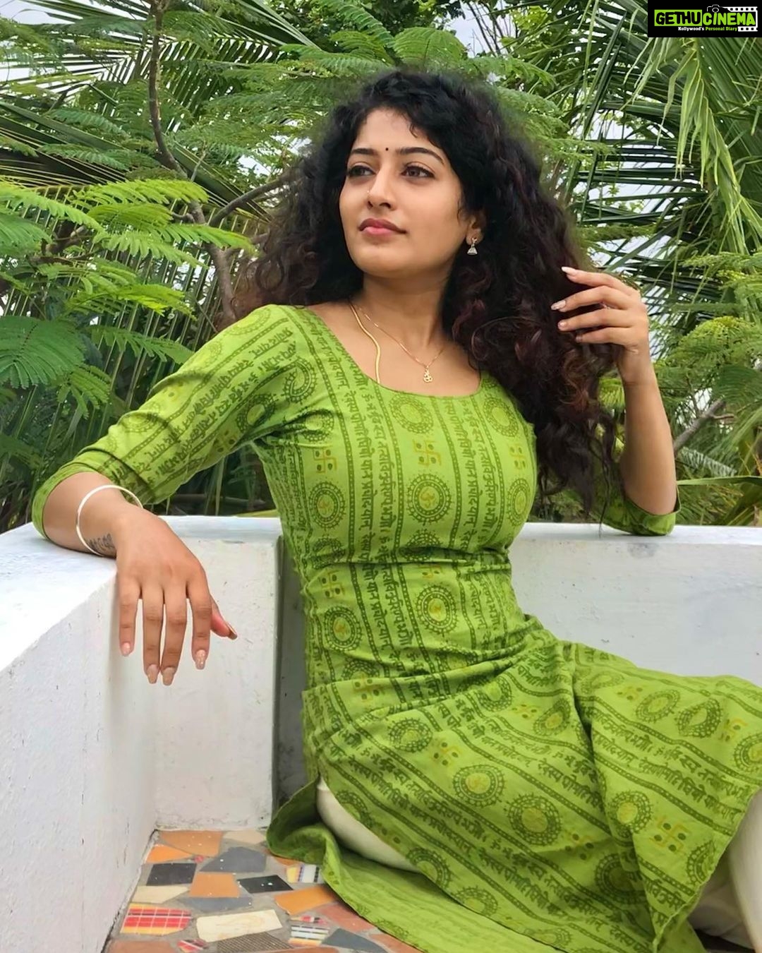 Anjali P Nair Instagram Shoot in progress 💚 Chennai, India Gethu Cinema