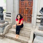 Anjali P Nair Instagram - Found this lil temple behind my hotel.. felt so peaceful there. ☮️ UB City, vittal mallya road, Bengaluru.