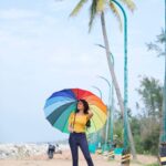 Anjali P Nair Instagram – …coco🌴and I🙆🏻‍♀️🌈 Kappil Beach