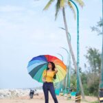 Anjali P Nair Instagram - ...coco🌴and I🙆🏻‍♀️🌈 Kappil Beach