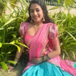 Anjali P Nair Instagram - Pongal special🌸🌸….! Costume courtesy: @labelswarupa 🤍