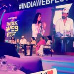 Anjana Sukhani Instagram - Thanku @iwmbuzz for this platform ...so thrilled to reunite with my team of #saasbahuachaarpvtltd @amrutasubhash @anupsoni3 @yaminidass_chandandass U were missed @apoorvsinghkarki01 @arunabhkumar HNM @makeoversbydrashtidani Managed by @mediavantage The Westin Mumbai Garden City