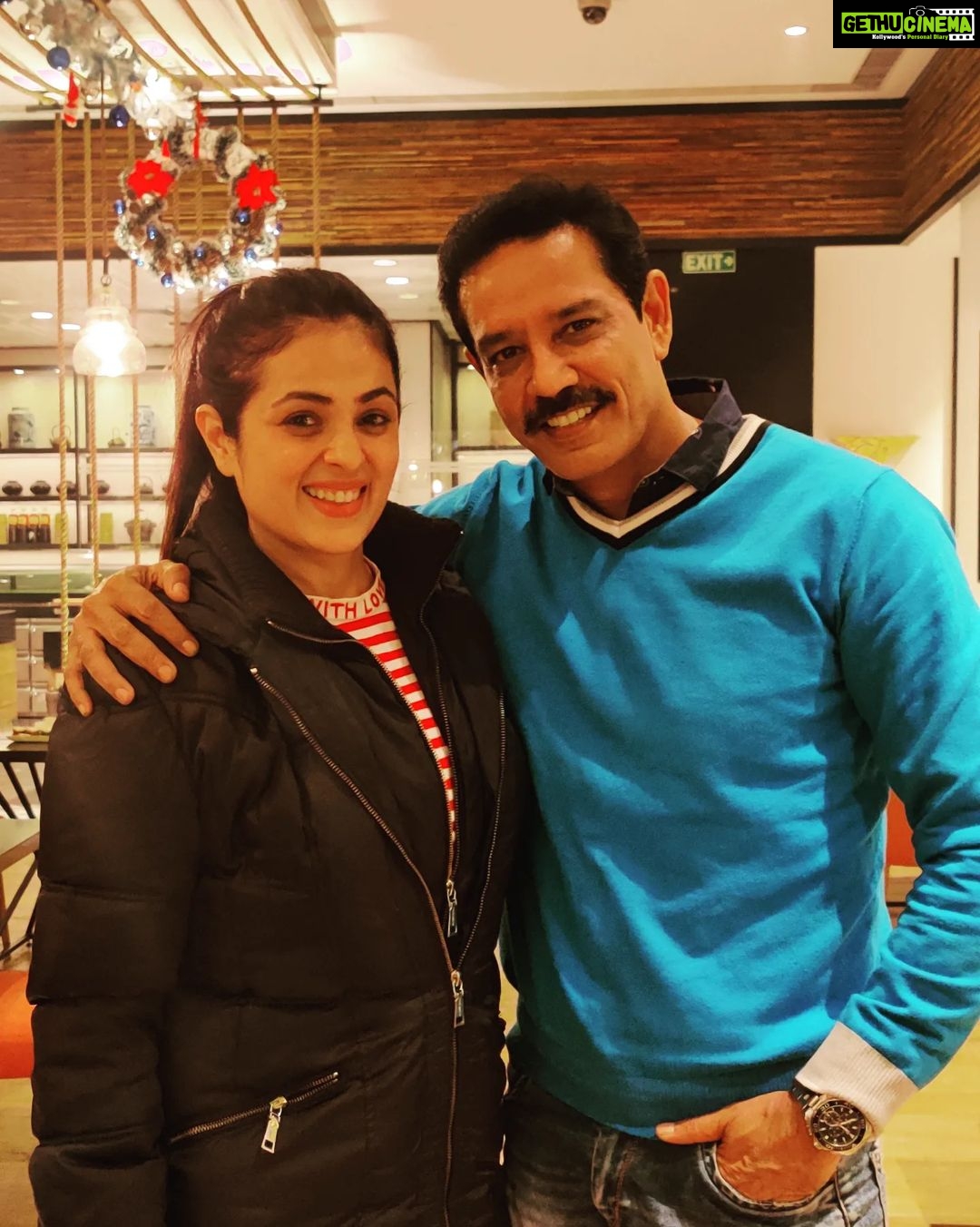 Anjana Sukhani Instagram - The A trio .. #saasbahuaurachaarPvtLtd only on @zee5 @zee5global @amrutasubhash @anjanasukhani @anupsoni3 @apoorvsinghkarki01