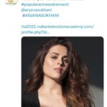 Anjana Sukhani Instagram – https://ita2022.indiantelevisionacademy.com/profile.php?id=575 
Link in my bio ❤️
So happy n excited to be nominated for my show #saasbahuachaarpvtltd
@theviralfever @zee5 
Pls do cast ur vote 🙏🙏🙏 Somewhereontheearth