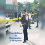 Anjana Sukhani Instagram - #MounishaRay #karmyuddh @disneyplushotstar #karmyuddhonhotstar #30thseptember2022 @ravi.g.adhikari @kailashnath.adhikari @sriadhikaribrothersgroup @_rehankkhan @sarim197 @namneesh @radiasunita @vinayaknareshjain @makeoversbydrashtidani Kolkata - The City of Joy