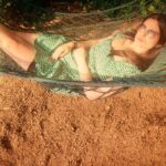 Anjana Sukhani Instagram - "SLAZY' ....wen iam lazy and still slaying .....❤️ @evolvebackresorts #lazylamhe #Angiemusings❤️ #anjanasukhani #sindhigirl #hammocklife #traveldiaries2022❤️ #wanderer #vagabondgal #coorg #scotlandofindia Evolve Back- Orange County, Coorg