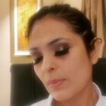 Anjana Sukhani Instagram - Getting Ready for a #Pakeezahnight #Performancenight #Delhitonight Managed by @katalystworld HNM @naseem_salon_academy #sindhigirl Radisson Blu Plaza Delhi Airport