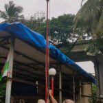 Anjana Sukhani Instagram – The building Indian Flag hoisting…. Proud to B Indian .. 🇮🇳
#merabharatmahan  #jaihind  #75thindependenceday #celebrations India Mumbai