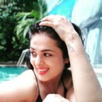 Anjana Sukhani Instagram – #waterbaby #pool #pondy #vacay  #girls #livinlavidaloca  @grandhoteldeeurope #pondicherry #anjanasukhani  #sindhigirl  #lovemyjob #lovemyindia #travel French Colony Pondicherry