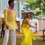 Ankita Lokhande Instagram - Another year, Another #AnViKiRasleela! Happy Holi everyone ❤️♥️💙💜🖤💚