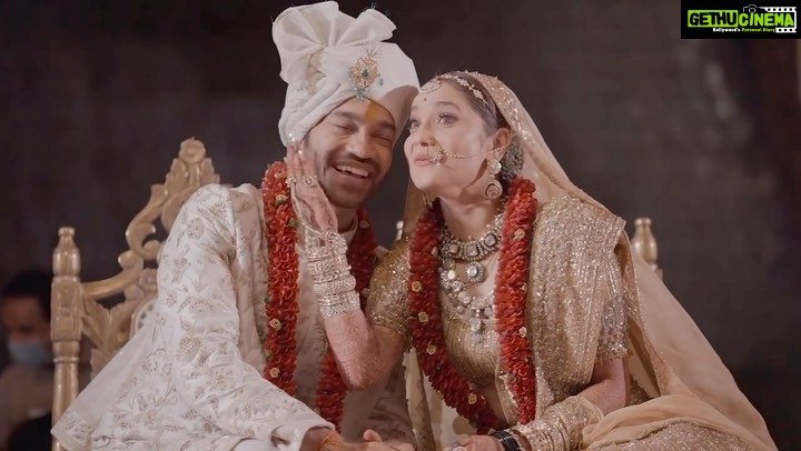 Ankita Lokhande Instagram - “I love being married. It’s so great to find that one special person you want to annoy for the rest of your life.” Happy 1st marriage anniversary to my one and only husband @jainvick ❤️❤️❤️❤️ #anvikikahani