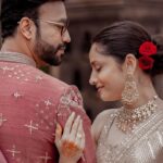 Ankita Lokhande Instagram - And then my soul saw your soul and it’s kind of went, "Oh, there you are.. I have been looking for you.” Outfit @bhumikagrover Jewellery @doi_designersofindia Rings @palmonas_official Vicky in @bindaniofficial Stylist @castelino_priyanka