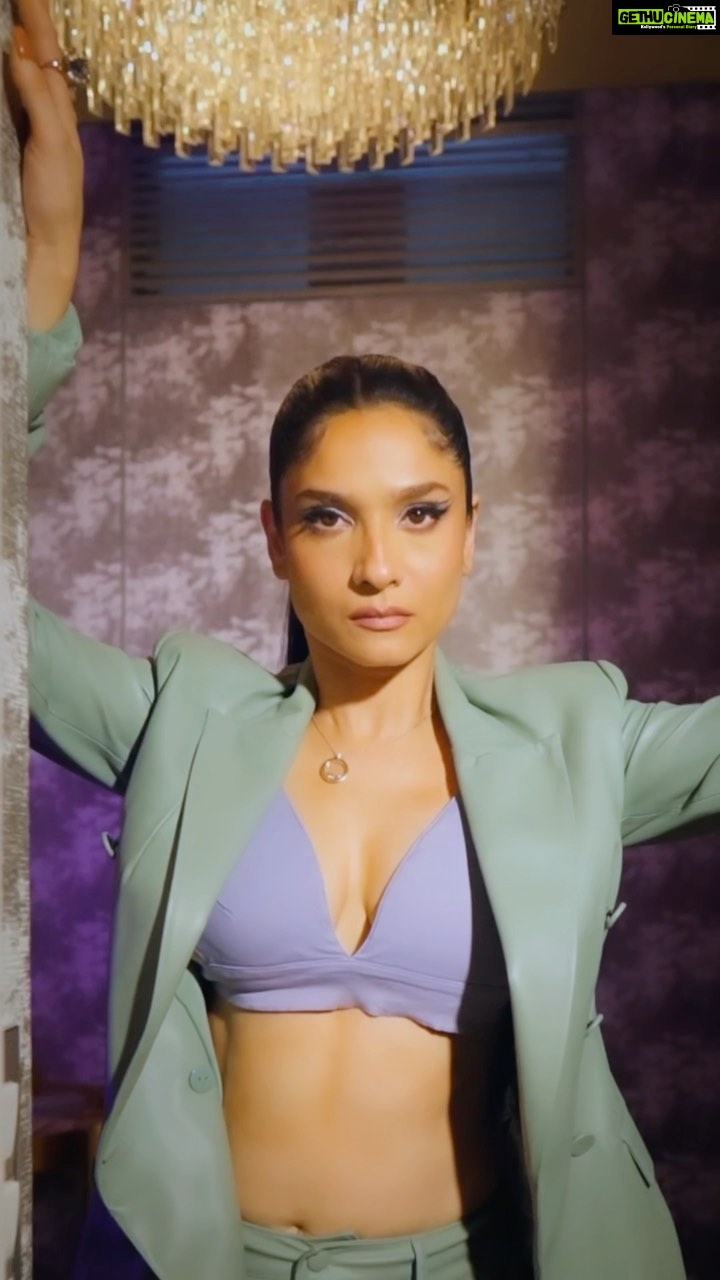 Ankita Lokhande Instagram - Be the kind of woman that makes other women wants to up their game !! Suit @zara Jewellery @doi_designersofindia Footwear @monrowshoes Stylist @castelino_priyanka Makeup @cashmakeupartistry Hair @the_art_case_byfarah Shot by @studiothirty6_films