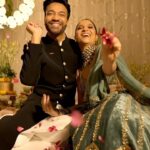 Ankita Lokhande Instagram – So here we are celebrating our first Diwali together after our marriage.. may there are no worries and only smiles surrounding us on the auspicious occasion of Diwali..
We wish this Diwali is really special and beautiful one for all of us .. wishing everyone one a very happy Diwali from both of us to all of u you ❤️🪔🎉🥂👩‍❤️‍💋‍👨

#anvikikahani #diwali #firstdiwalitogether #husbandandwife #celebratinglife #celebratinglove

wearing – @azafashions
Jewellery @doi_designersofindia 
Vicky’s outfit @nehagursahani.india
Stylist @castelino_priyanka
MUA @cashmakeupartistry
Hair stylist- @the_art_case_byfarah
Filmed by – @studiothirty6_films
Decoration- @houseofplannersbytvishi