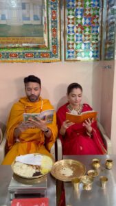 Ankita Lokhande Instagram - God bless us ❤️ #paryushanparv #anvikikahani #bilaspurdiaries #jains