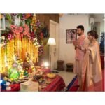 Ankita Lokhande Instagram – Our first ganpati and Gauri puja together❤️
Truly blessed ❤️