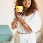 Ankita Lokhande Instagram - You know why my hair has been looking so healthy and gorgeous these days?  No more unruly, fizzy hair with Garnier Fructis Hair Food masks. And because it is made with 98% natural ingredients, I have been feeling one with nature. So guys, give your hair instant nourishment with this product! @garnierindia @mynykaa a #hairfood #ad