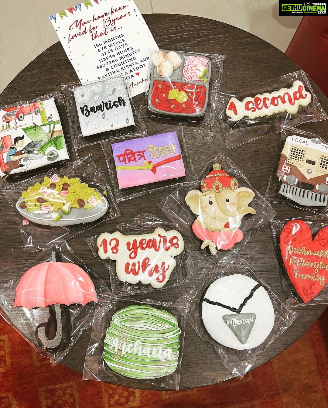 Ankita Lokhande Instagram - Today I complete 13 years in this beautiful and creative industry ❤️ Happy 13 years to me and Happy 13 years my dear #pavitrarishta ❤️ Thanku everyone for making this day so memorable. I loved each and every edit u guys have made .. I promise to have a live session soon with all of u 😊 I love each and every one and so grateful for all the love u give 💕 #happy13pavitrarishta #archanadeshmukh #ankuholics