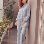 Ankita Lokhande Instagram - Effortless @lokhandeankita Wearing @_anuki.n #bohochic#moujri#stripesonstripes#codsetstyle#cotton. https://anukee.com/