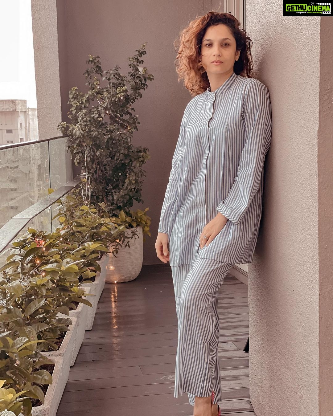 Ankita Lokhande Instagram - Effortless @lokhandeankita Wearing @_anuki.n #bohochic#moujri#stripesonstripes#codsetstyle#cotton. https://anukee.com/