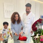 Ankita Lokhande Instagram - Happy 6 months to us baby 👶 Thanku family to making it so special. Love u guys… special thanks to my lovely bhabhi for making it so memorable. I m already missing everyone. Jaldi aana wapas.. lots of love ❤️ Riya Vivaan chachi is missing u 😘
