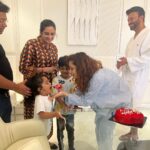 Ankita Lokhande Instagram - Happy 6 months to us baby 👶 Thanku family to making it so special. Love u guys… special thanks to my lovely bhabhi for making it so memorable. I m already missing everyone. Jaldi aana wapas.. lots of love ❤️ Riya Vivaan chachi is missing u 😘